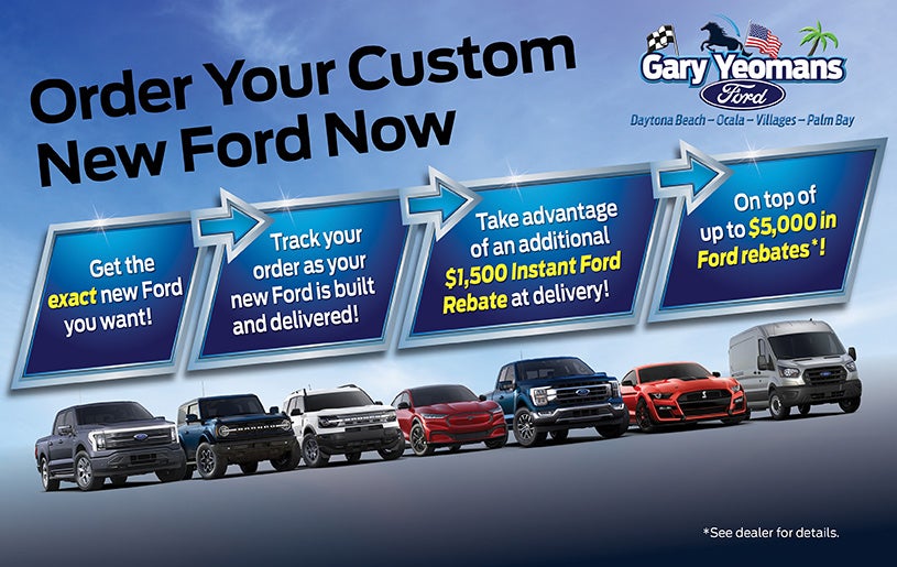 Order Your Custom New Ford